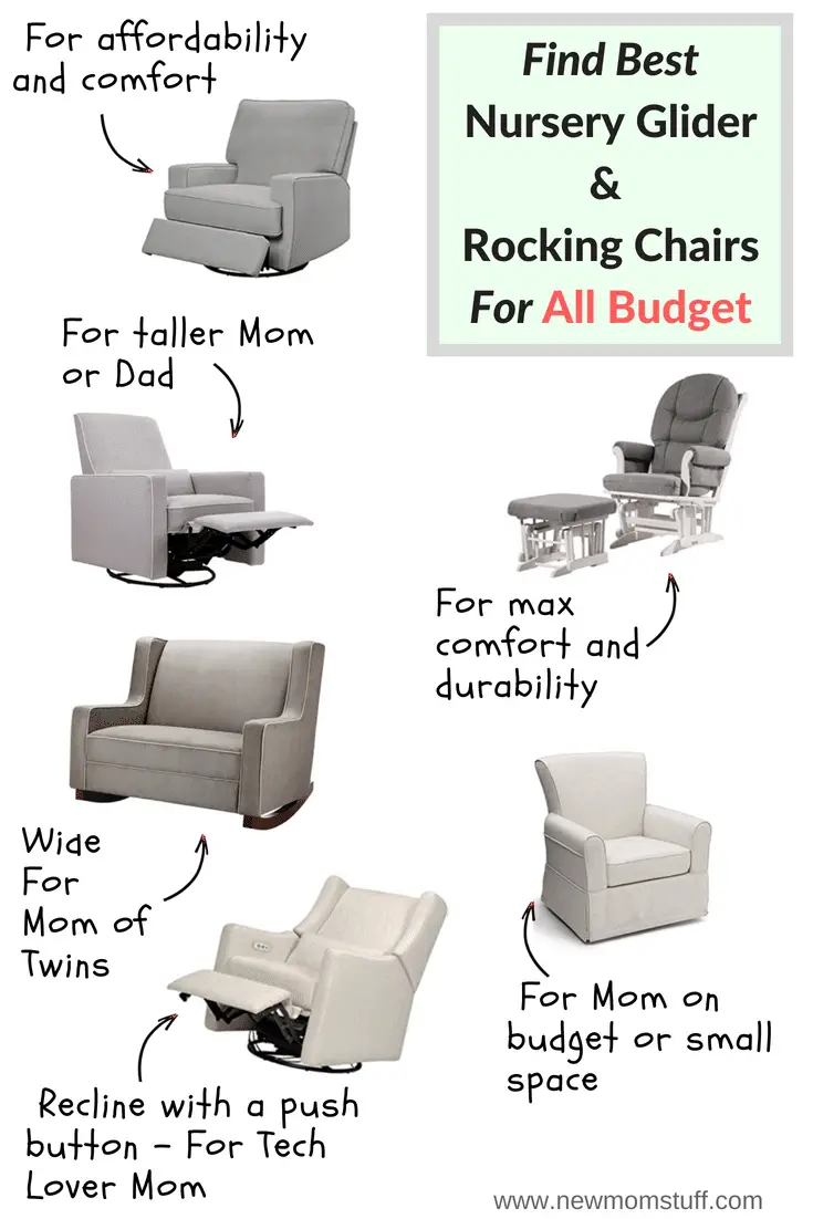 3 best nursery glider and breastfeeding chair New Mom Stuff