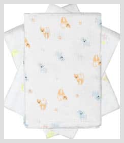 ORGANIC-COTTON-Muslin-Baby-Swaddling-Receiving-Blankets