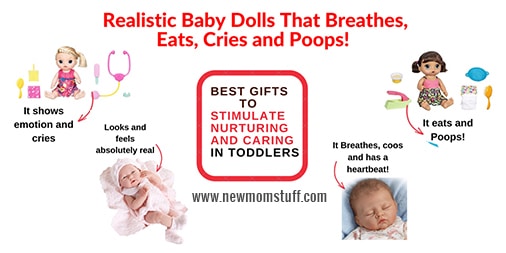 realistic baby dolls that cry and poop and eat amazon