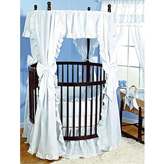 Baby Doll Round Crib Bedding Girl Baby Girl Nursery Bedding HLC