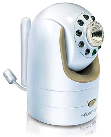 Infant Optics Add-On Camera for DXR-8 Video Monitor with Interchangeable Lens Function helps to monitor multiple rooms or children in different rooms