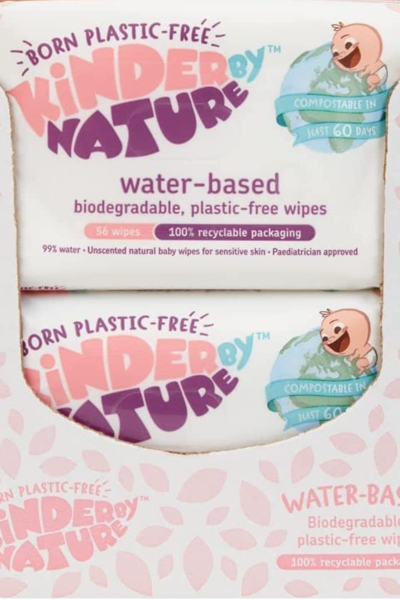 Kinder by Nature Biodegradable Plant-Based Baby Wipes - 672 Count main image 1