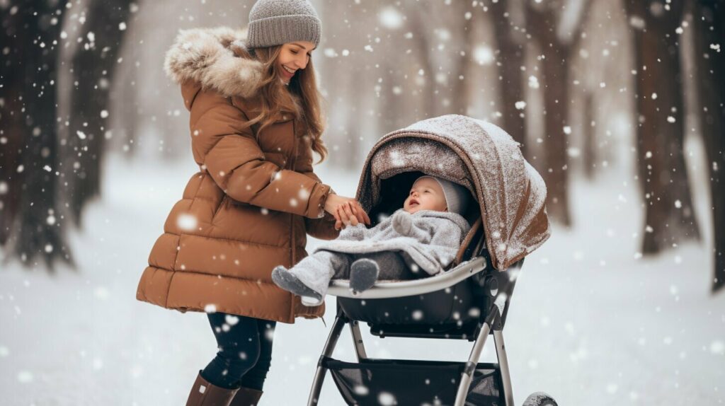 how to keep baby warm in stroller