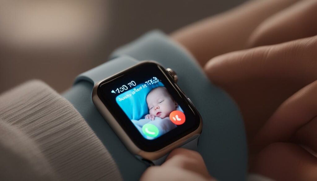 Apple Watch used as baby monitor