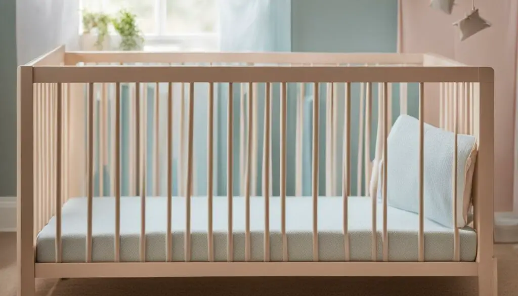 baby sleeping on a safe and comfortable mattress