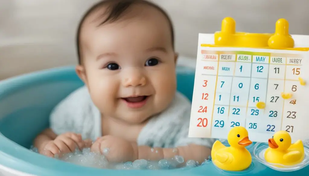 when to start bathing baby daily